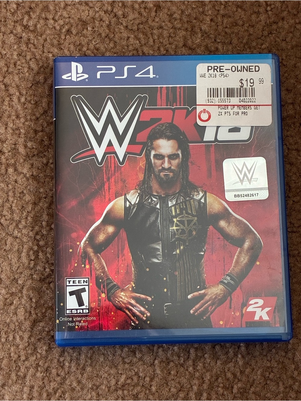 WWE 2K18 PS4 Video Game